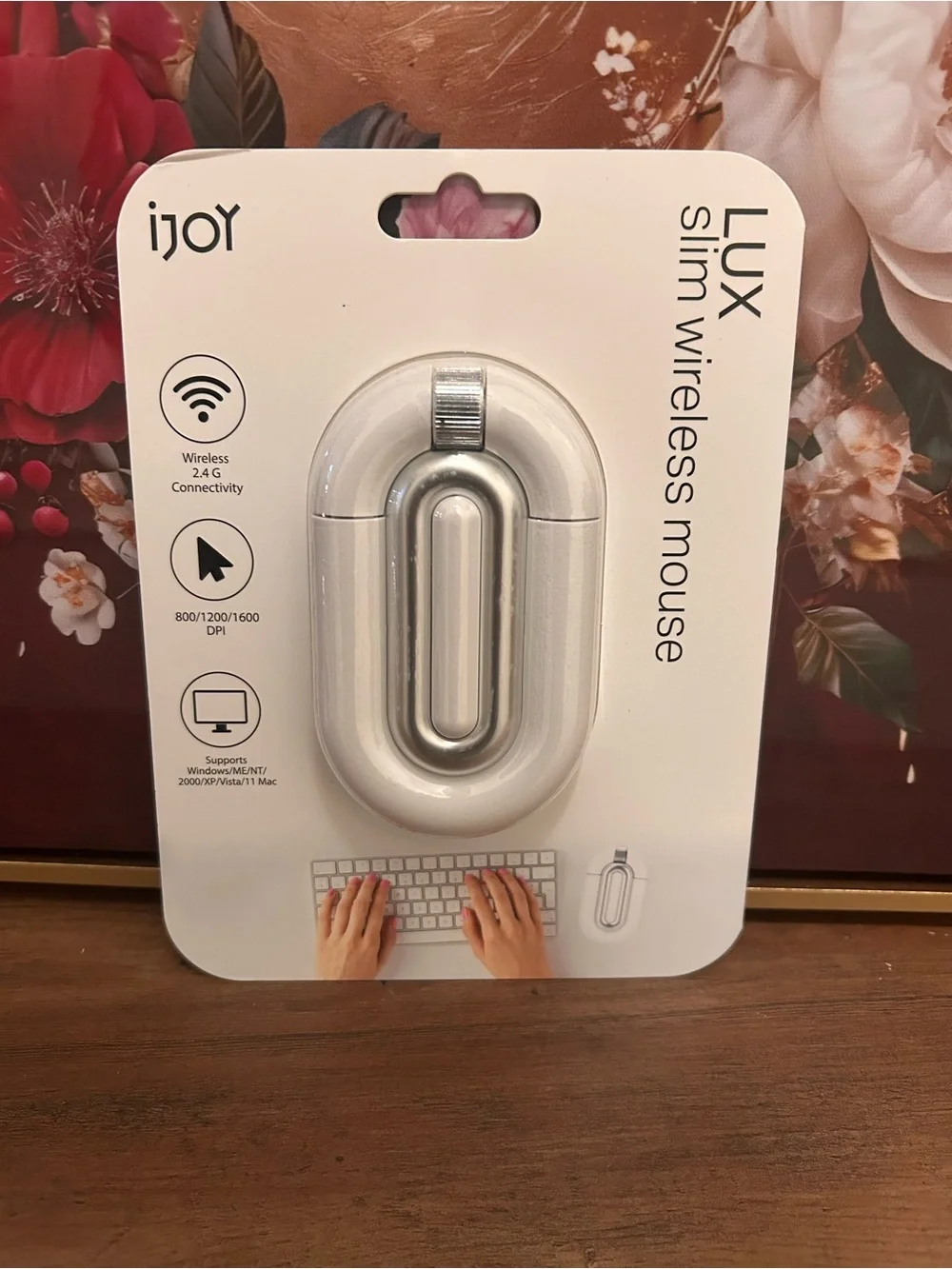 iJoy LUX Slim Wireless Mouse - Silver